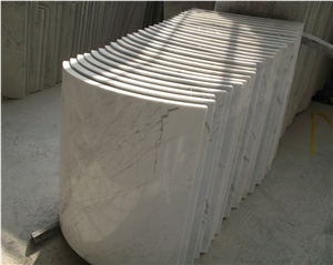 Volakas White Marble Columns, Columns Tops and Bases