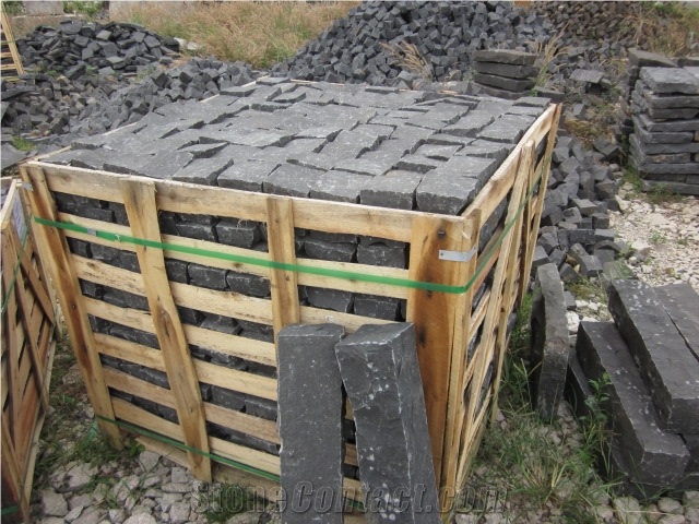 Black Basalt Cubic Stone