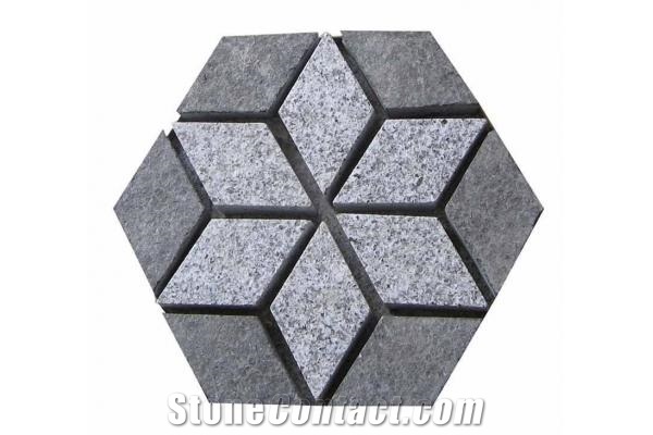 China Grey Granite G623 Pavers for Garden Stepping,Exterior Pattern