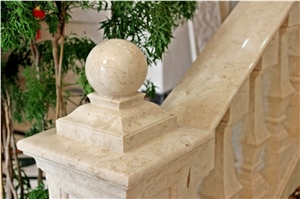 Jura Beige Limestone Balustrades & Railings Home Decor