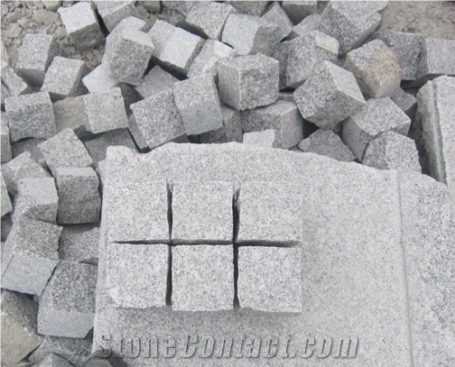 G341 Grey Granite Cube Stone & Pavers
