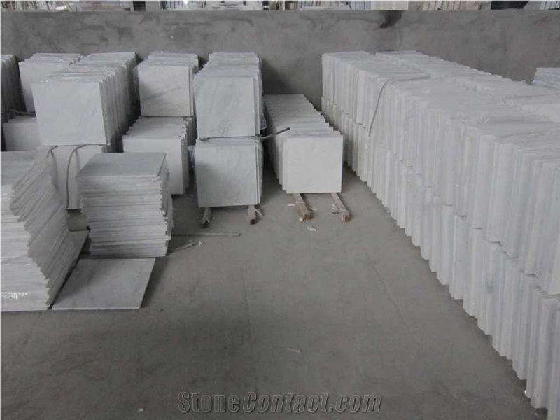 Danba White Marble Slabs Tiles, China White Marble