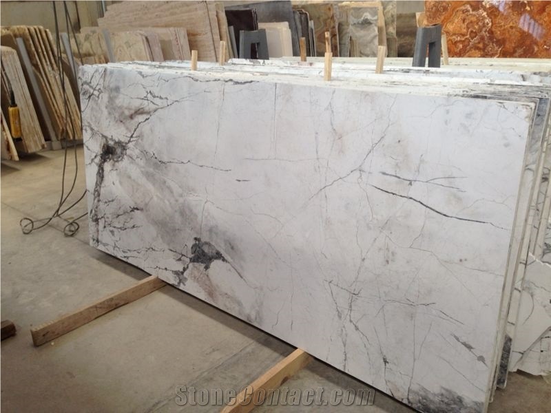 Supply New Arrival Iceberg Calacatta Marble Slabs With Low Price