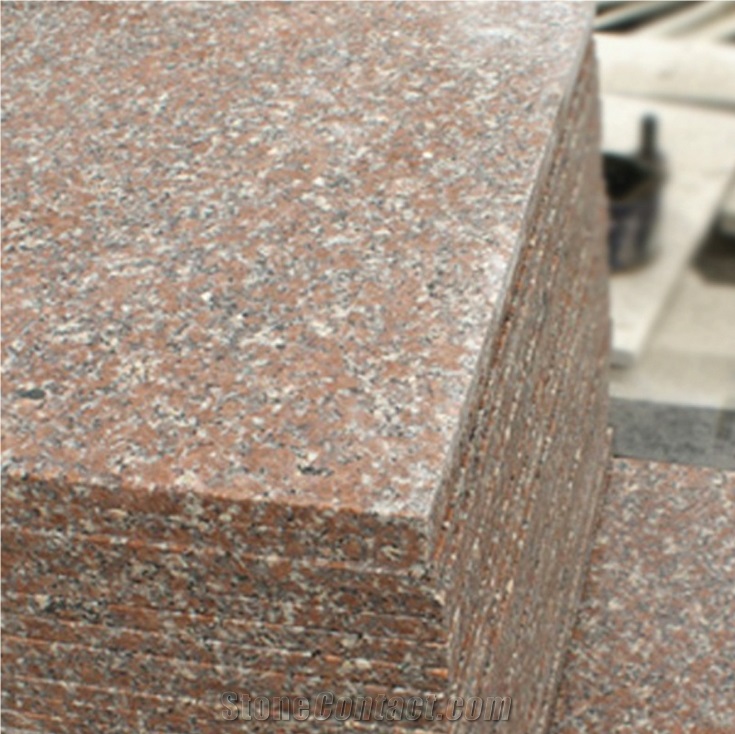 Qaurry Materials G368 Wulian Red Granite Kerbstones, Curbstone, Pavement