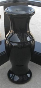 Shanxi Black Vase, Tombstone and Monument Accessories