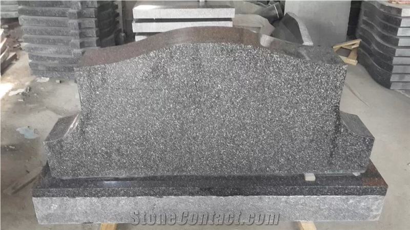 Beida Black Granite Headstone Gravestone
