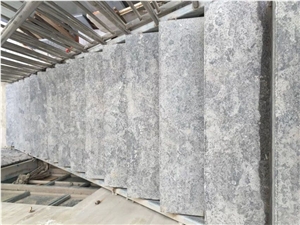 China Blue Limestone Acid Wash Steps Stairs