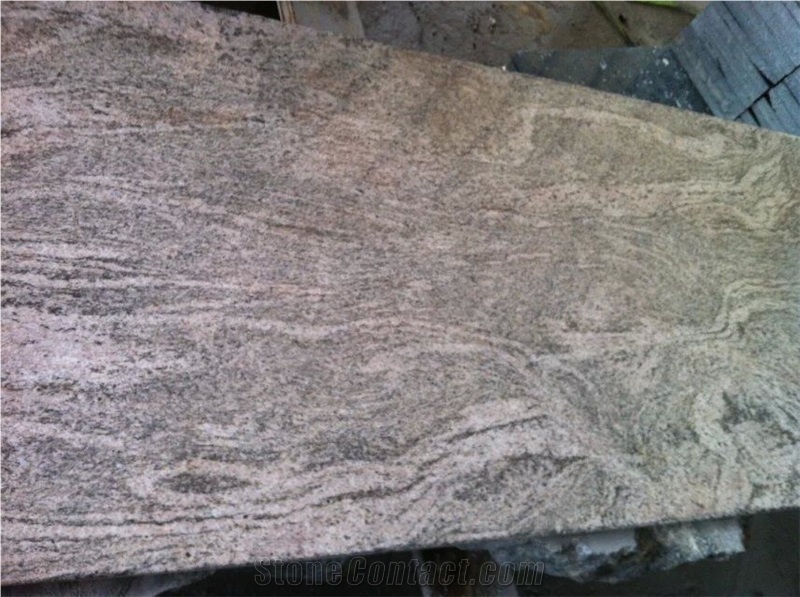 China Desert Gold Hebei Juparana Granite Slabs