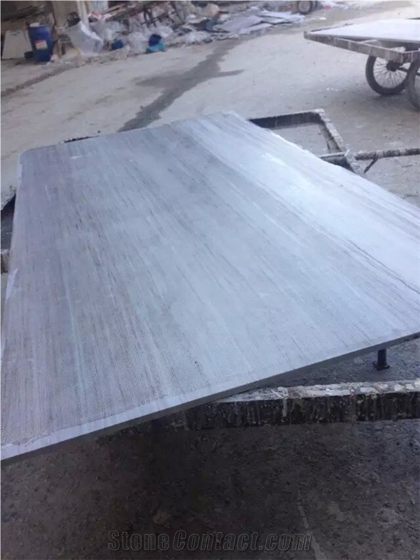 Crystal Wooden Veins Marble Polished