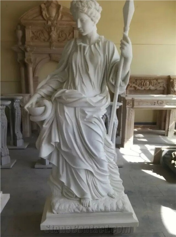White Marble Carving Western Sculpture Statues