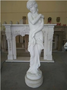 White Marble Carving Western Sculpture Statues