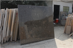 Best Quality Polished Finish Fossil Brown (Dark Gray) Natural Stone Limestone Slab & Tile for Export, Fossil Brown Limestone