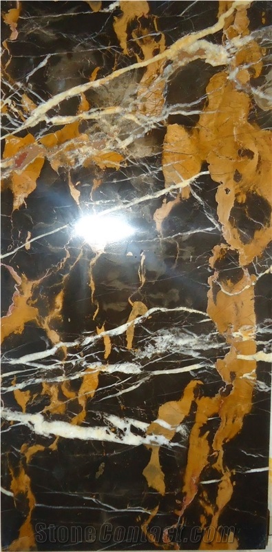 High Quality Double Polished Black & Gold Marble Slabs 30x60 2 Cm,Black Gold Marble Slabs & Tiles