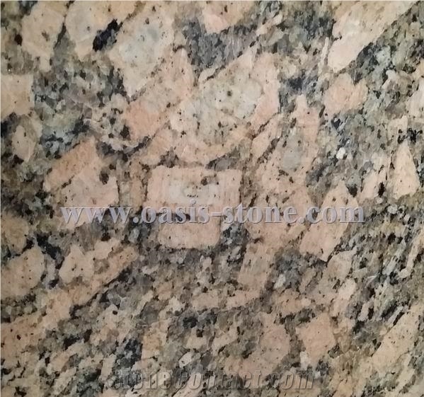 Brazil Giallo Fiorito Granite Slabs & Tiles, Yellow Granite