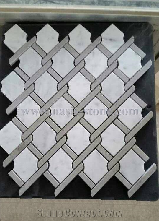 China White Marble Mosaic,China White Marble from China