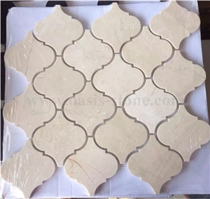 Yellow Sandstone Mosaic,Basketweave Mosaic