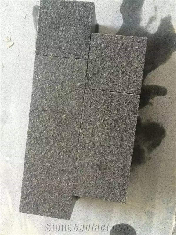 G654 Dark Grey Granite Cube Stone,China Dark Grey Granite Paving Stone for Outside,China Grey Granite Paving Stone,Granite Cube Stone & Paver,G654 China Impala Granite Flamed Paving Stone