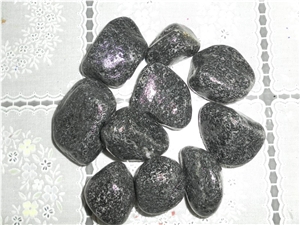 Fargo Black Granite Pebble Stone, Black Granite Mechanism Pebble Stones, Snow in Black Granite Pebble & Gravel