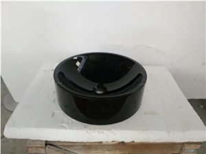 Fargo Black Marquina Polished Basin Sinks, Negro Marquina Wash Bowls, China Marquina Wash Basins