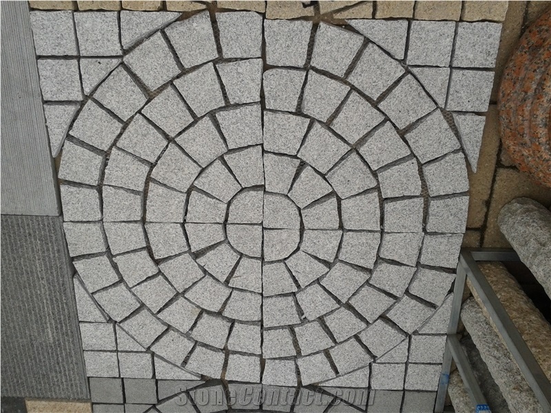 Fargo Exterior Stone Patterns, Chinese Granite G603 Flamed Patio Pavers, Courtyard Road/Garden Paving