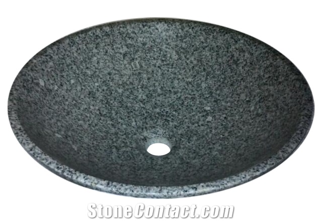 Fargo Grey Granite G603 Polished Wash Basins for Kitchen/Bathroom,Chinese Classic Granite Wash Bowls,High Polished Round Basinks