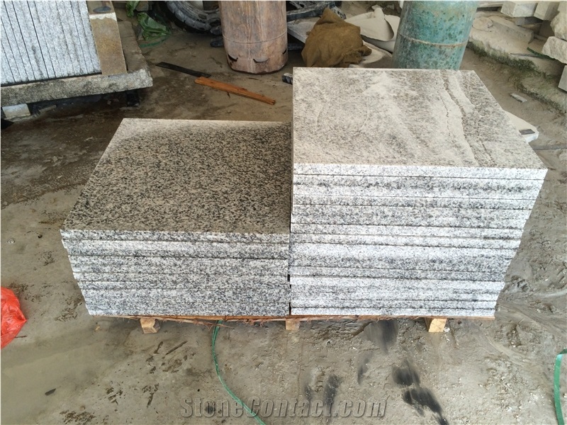 Fargo Grey Granite Project Tiles, China Bianco Sardo Granite Tiles, Polished Granite Tiles