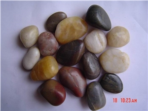 Fargo Multi-Color Mechanism Pebble Stone, Natural Tumbled Gravels, Mixed Colr River Stone