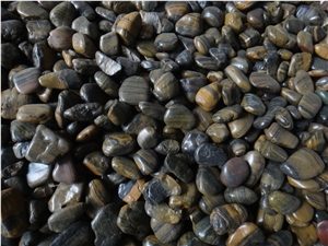 Fargo Tiger Skin Striped Pebble Stone/Polished Cobble Stone/River Pebbles for Walkway/Driveway