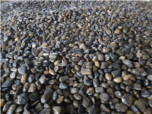 Fargo Tiger Skin Striped Pebble Stone/Polished Cobble Stone/River Pebbles for Walkway/Driveway