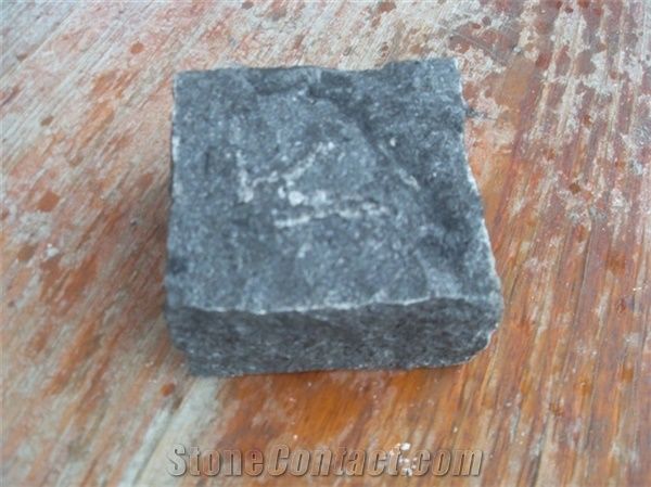 Padang Dark Grey Granite Fargo Cube Cobble Stone,Granite G654 Paving Stone, Padang Dark/China Impala/Sesame Black Cobble Setts Courtyard/Driveway Paving Stone, Classic Grey Granite Driveway Paving Sto