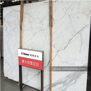 Statuarietto Italy White Marble Slab and Tiles, Best Quality, Polished