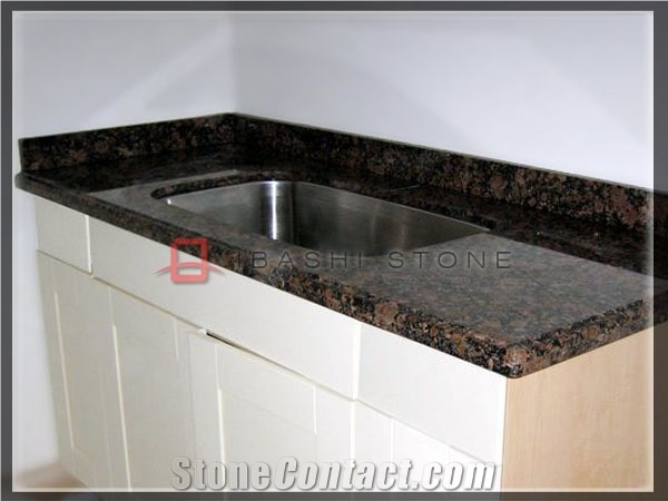 Baltic Brown Prefabricated Countertop, Baltic Brown Granite Kitchen Countertops