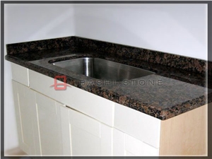 Baltic Brown Prefabricated Countertop, Baltic Brown Granite Kitchen Countertops