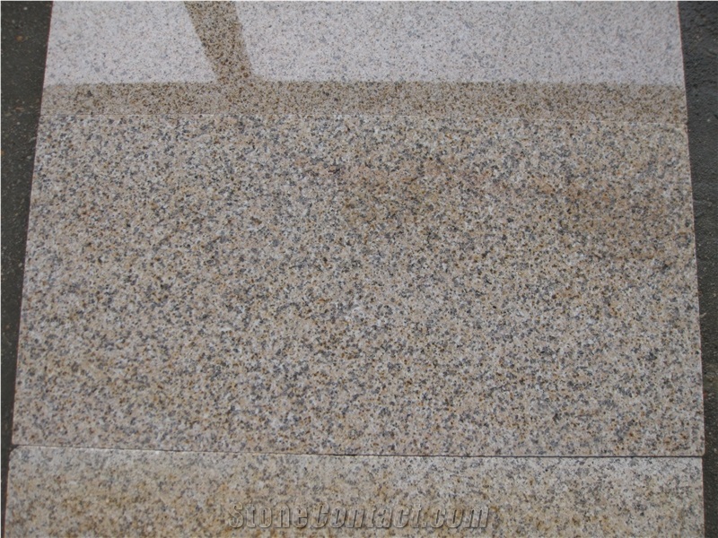 New G682 Sunset Gold Yellow Granite Slabs & Tiles, China Yellow Granite,Polished G682 Yellow Granite Floor Covering