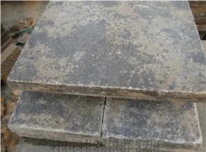 Golden Beach Limestone Slabs & Tiles, Brown Limestone from China