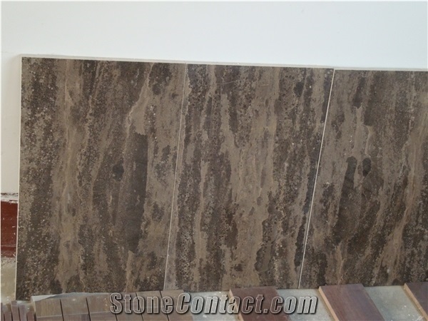 Golden Beach Limestone Slabs & Tiles, Brown Limestone from China