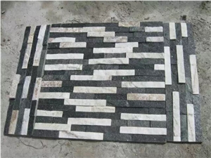 Chinese Factory Wholesale Culture Stone Slabs&Tiles White/Black Multicolor for Wall Covering and Flooring