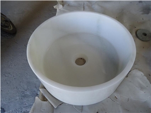 Wholesale Carrara White Marble Wash Basins Bathroom Vessel Sinks Luxury Hotel Project Durable and Cheap Price