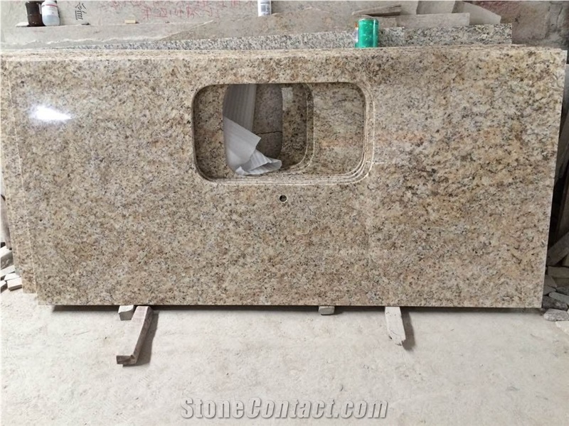 Giallo Ornamental Granite Kitchen Countertops,Vanity Tops