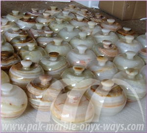 Apple Candy Jar Onyx, Green Onyx Jar Pakistan