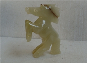 Onyx Horse Artifacts in Stock (5 Inch)