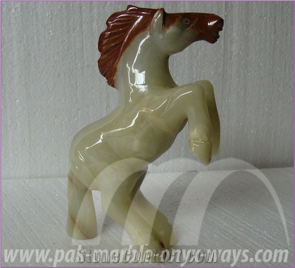 Onyx Horse Artifacts in Stock (8 Inch)