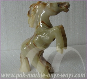 Onyx Horse Artifacts in Stock (8 Inch)
