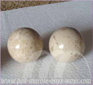 Spheres Botticina Marble, Beige Spheres Marble Pakistan
