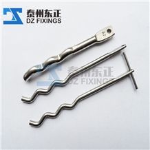 Corrugated Pin/Mortar Anchor for Marble Fixing System