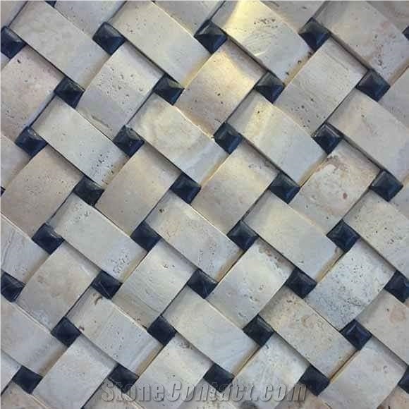 Sandstone Wall Tiles, Mosaic Cladding Stones