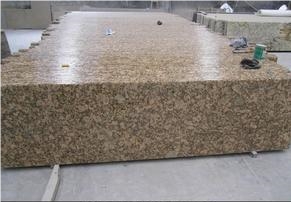 High Quality Cut to Size Cheap Price Brazil Giallo Fiorito Granite Tiles & Slabs, Gold & Yellow Granites for Countertops