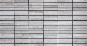 China Athens Grey Mosaic +Athens Grey Mosaic Manufacturer Stone Material Rectangle Grey St-G007p-15