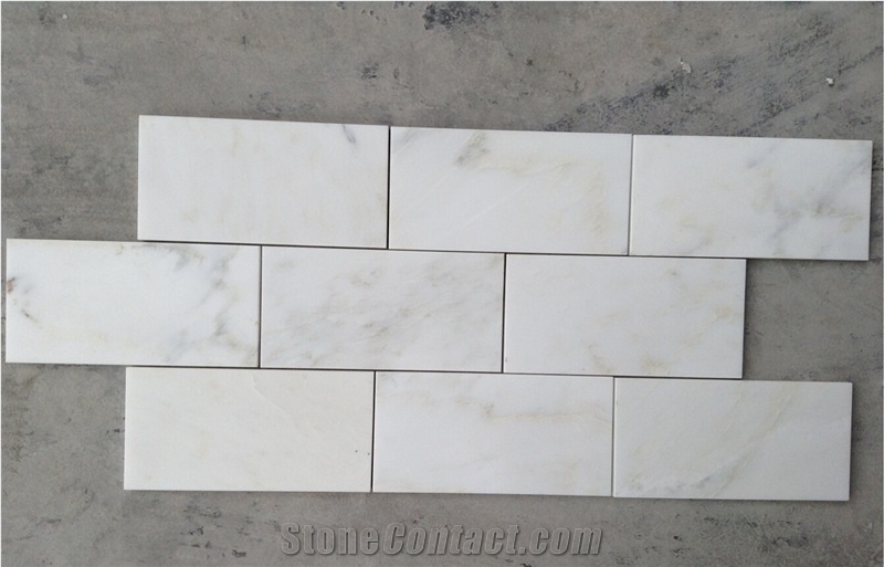 China White Mosaic Manufacturer Rectangle Nvot-W0011