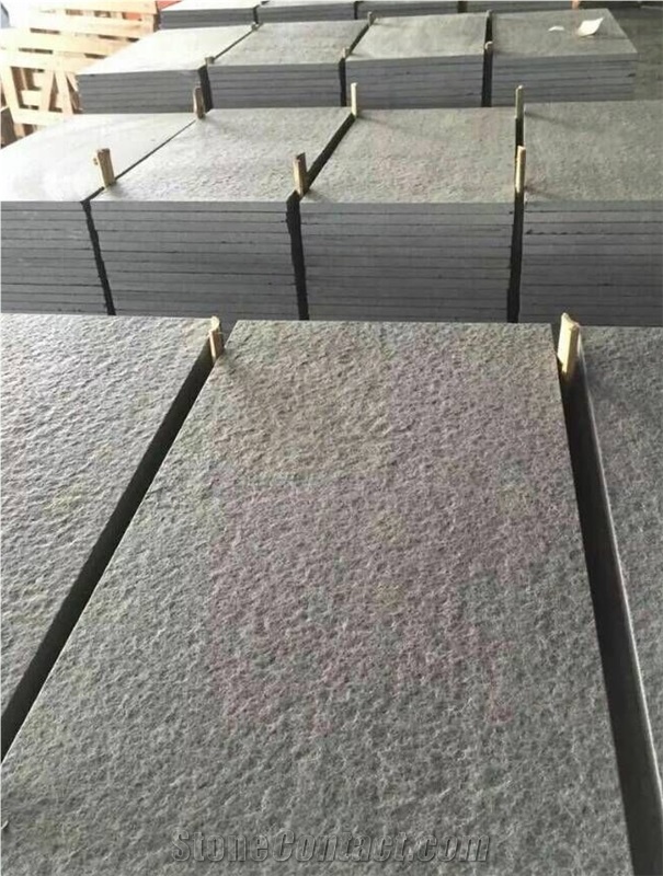 China Mongolian Black /Black Basalt Slabs & Tiles/China Black Basalt